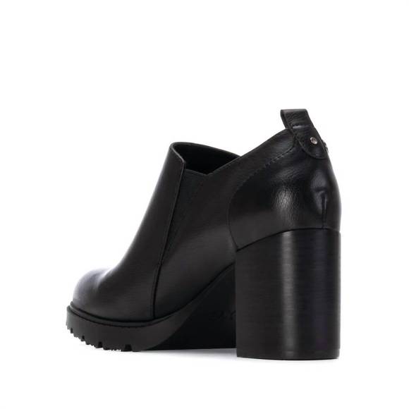 NEW XTI women's 144301 block heeled sandals in black - Picture 3 of 4